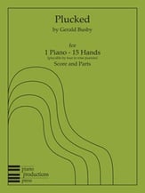 Plucked piano sheet music cover